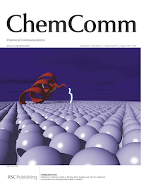 Cover of Chem. Commun. from 2011